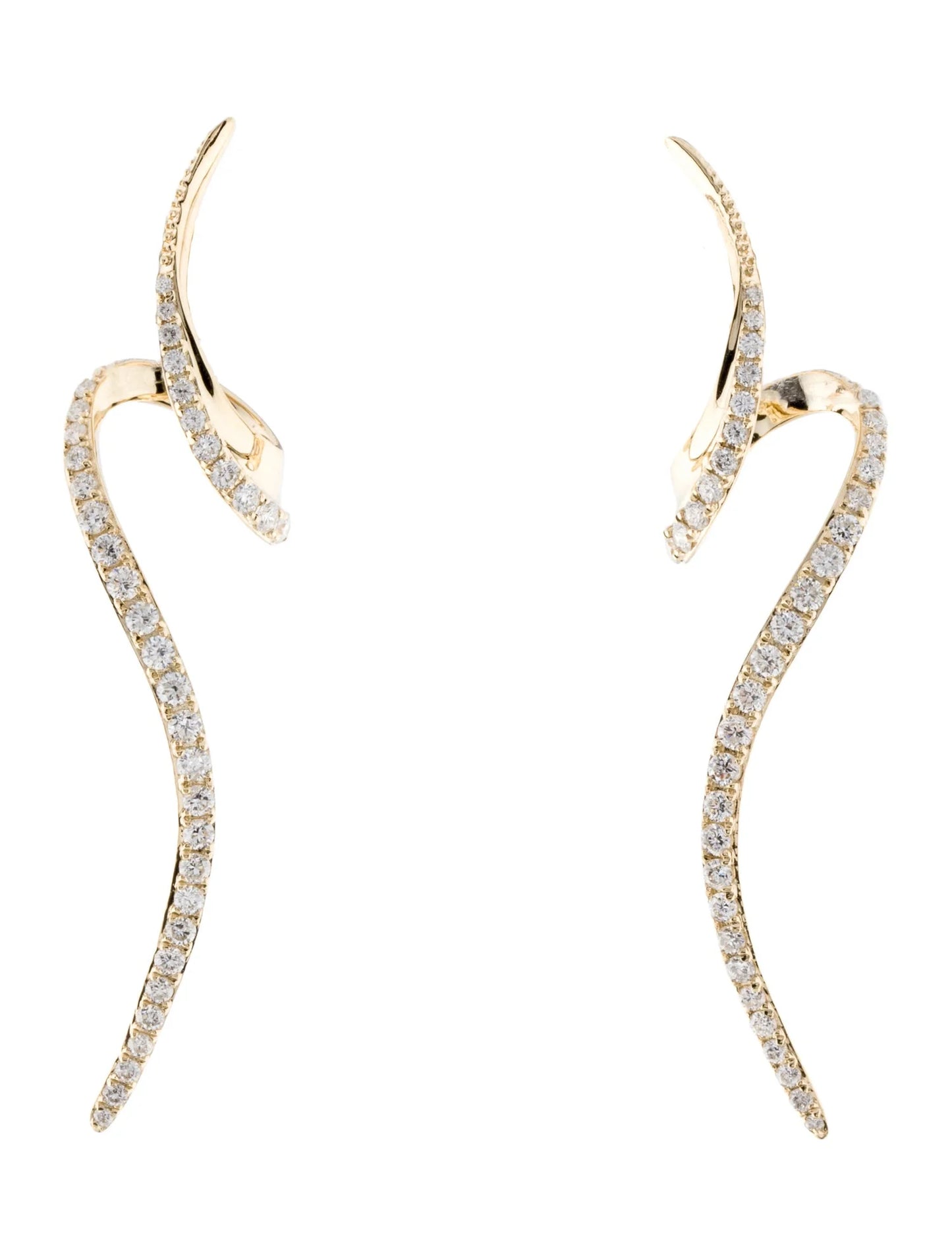 Velora Arc Earrings 14K Yellow Gold