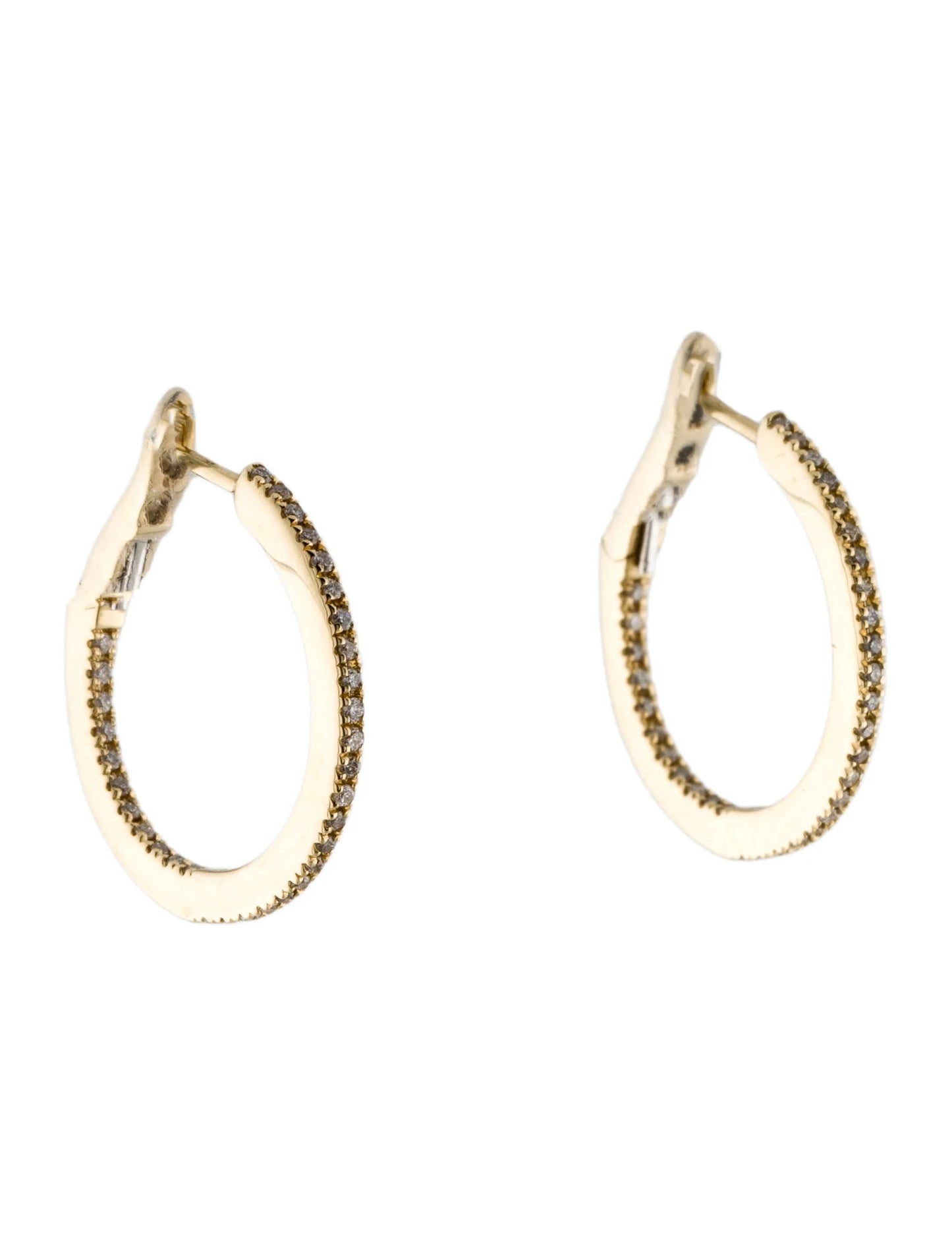 Lumière Hoops 14K Yellow Gold