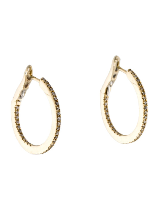 Lumière Hoops 14K Yellow Gold