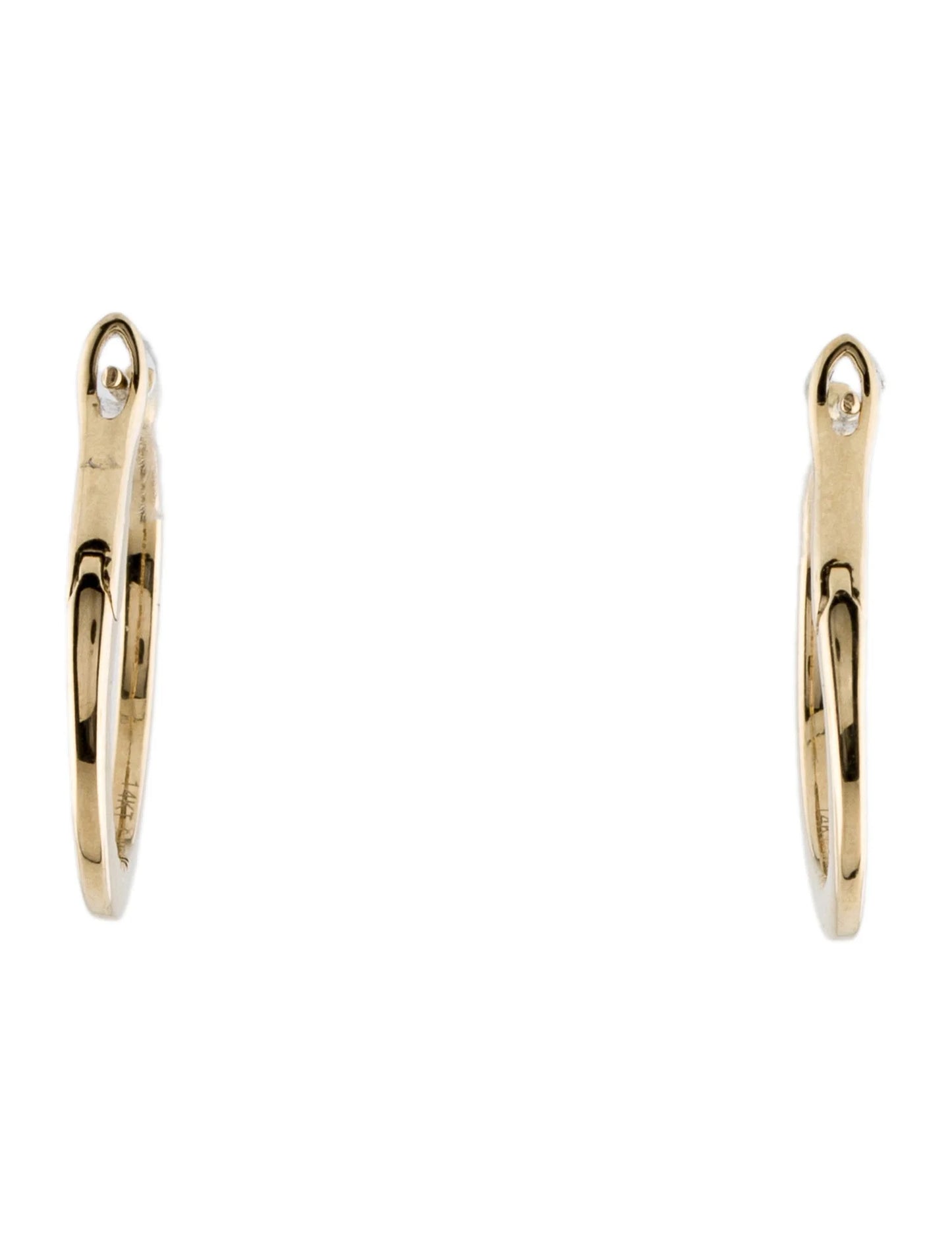 Lumière Hoops 14K Yellow Gold