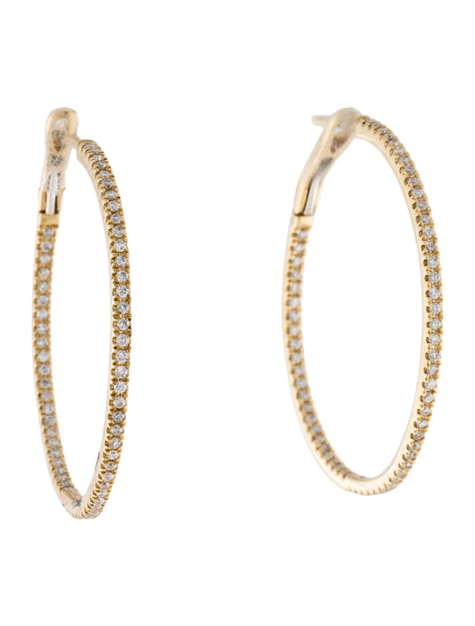 Aurelia Hoops 14K Yellow Gold