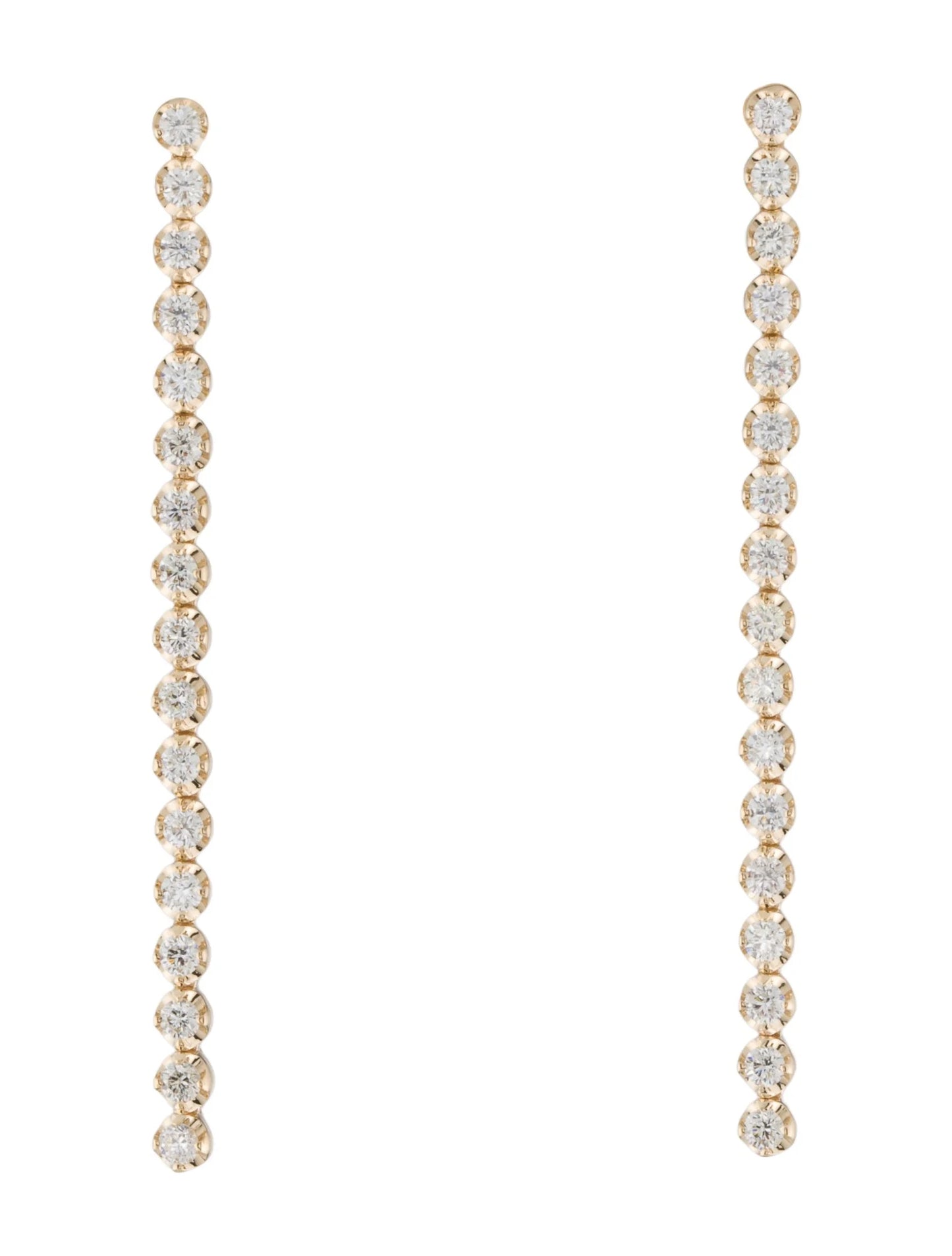 Stellar cascade Earring 14K Yellow Gold