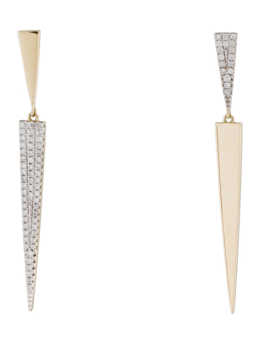 Seraphine Spear Earrings 14K Yellow Gold